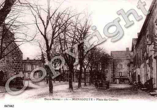 Ville de MENIGOUTE, carte postale ancienne