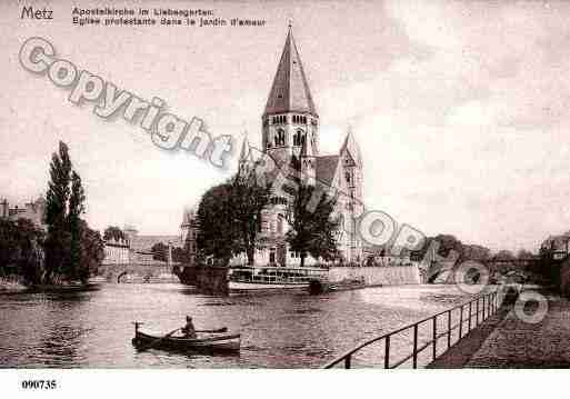 Ville de METZ, carte postale ancienne