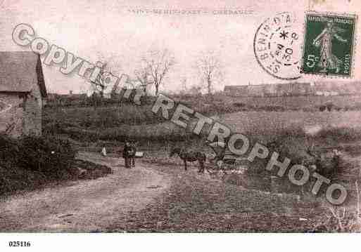 Ville de SAINTBENIND'AZY, carte postale ancienne