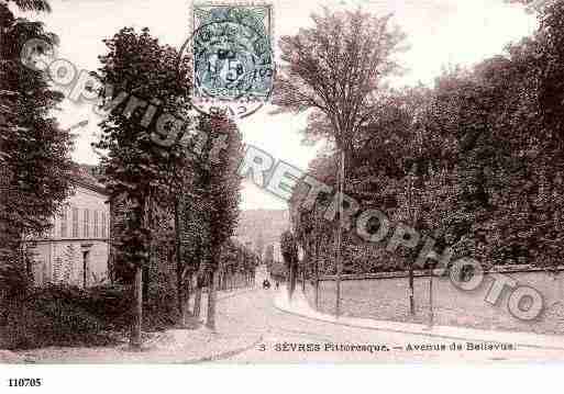 Ville de SEVRES, carte postale ancienne