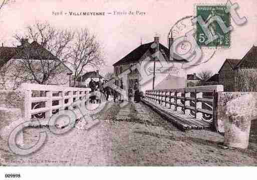 Ville de VILLEMOYENNE, carte postale ancienne