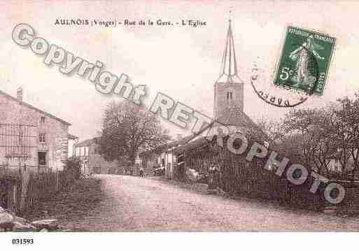 Ville de AULNOIS, carte postale ancienne