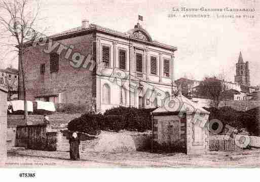 Ville de AVIGNONETLAURAGAIS, carte postale ancienne