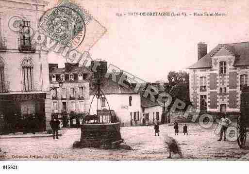 Ville de BAINDEBRETAGNE, carte postale ancienne