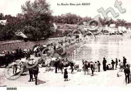 Ville de BREST, carte postale ancienne