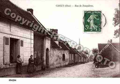 Ville de CANLY, carte postale ancienne