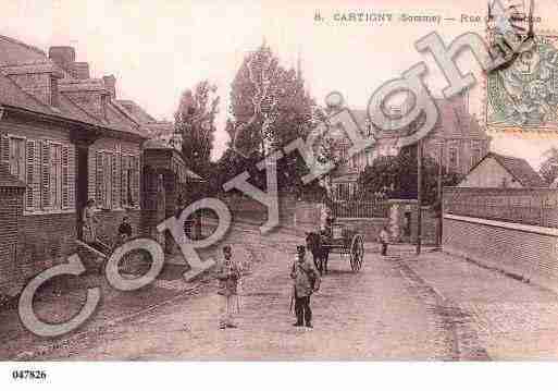 Ville de CARTIGNY, carte postale ancienne