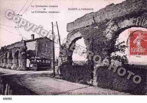 Ville de CHAPONOST, carte postale ancienne