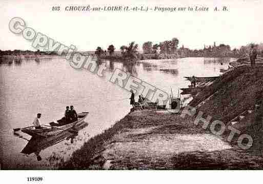 Ville de CHOUZESURLOIRE, carte postale ancienne