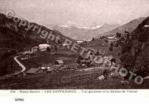 Ville de CONTAMINESMONTJOIE(LES), carte postale ancienne