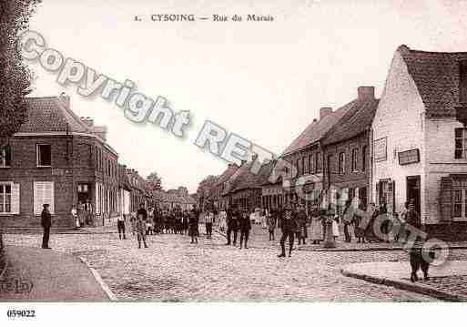 Ville de CYSOING, carte postale ancienne