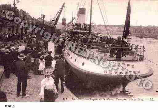 Ville de DIEPPE, carte postale ancienne