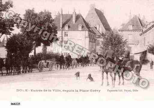 Ville de DOLE, carte postale ancienne