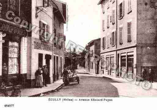 Ville de ECULLY, carte postale ancienne