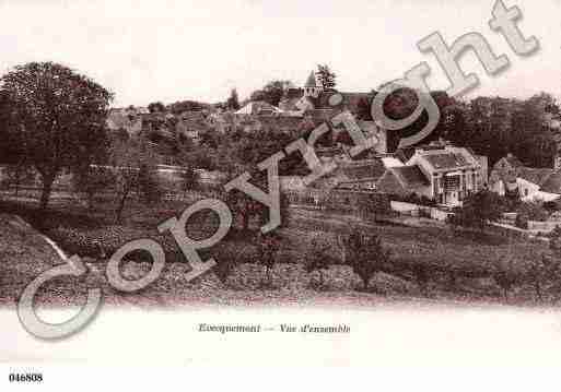 Ville de EVECQUEMONT, carte postale ancienne