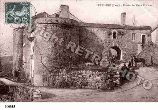 Ville de FERRIERES, carte postale ancienne