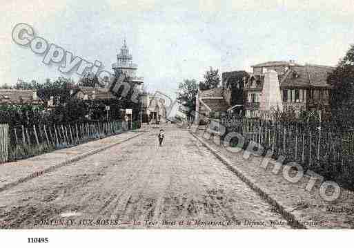 Ville de FONTENAYAUXROSES, carte postale ancienne