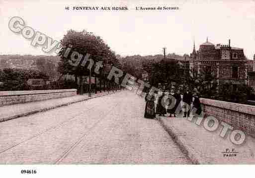 Ville de FONTENAYAUXROSES, carte postale ancienne