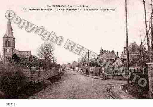 Ville de GRANDCOURONNE, carte postale ancienne