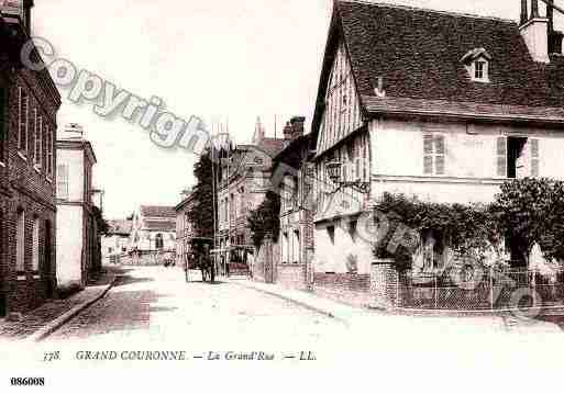 Ville de GRANDCOURONNE, carte postale ancienne