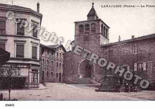 Ville de LARAJASSE, carte postale ancienne