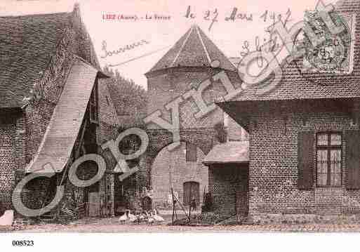 Ville de LIEZ, carte postale ancienne