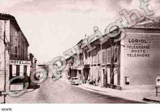 Ville de LORIOLSURDROME, carte postale ancienne