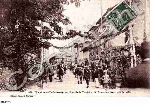 Ville de MARTRESTOLOSANE, carte postale ancienne