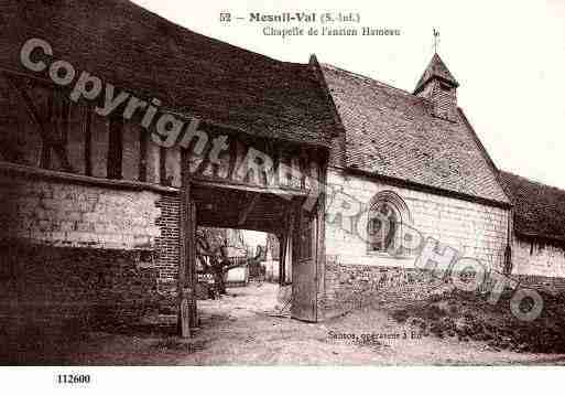 Ville de MESNILVAL, carte postale ancienne