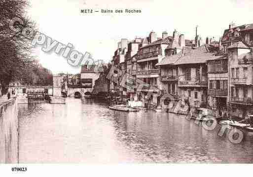 Ville de METZ, carte postale ancienne