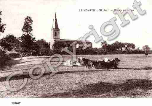 Ville de MONTELLIER(LE), carte postale ancienne