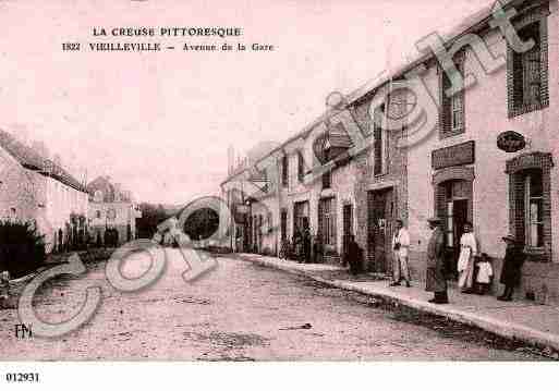 Ville de MOURIOUX, carte postale ancienne