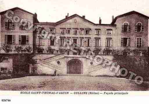 Ville de OULLINS, carte postale ancienne