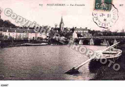 Ville de PONTHEBERT, carte postale ancienne