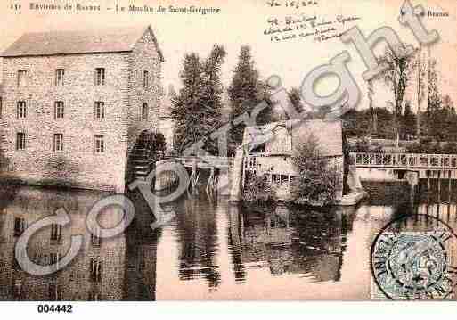 Ville de SAINTGREGOIRE, carte postale ancienne