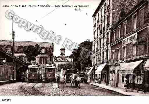 Ville de SAINTMAURDESFOSSES, carte postale ancienne