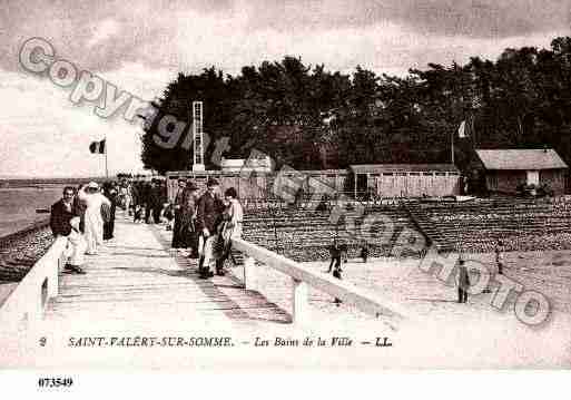 Ville de SAINTVALERYSURSOMME, carte postale ancienne