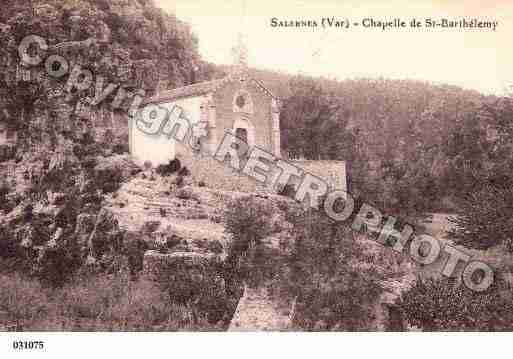 Ville de SALERNES, carte postale ancienne