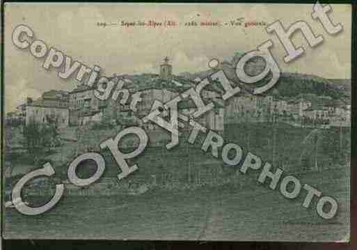 Ville de SEYNE, carte postale ancienne