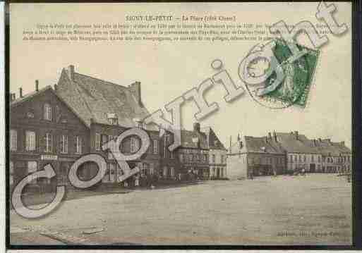 Ville de SIGNYLEPETIT, carte postale ancienne