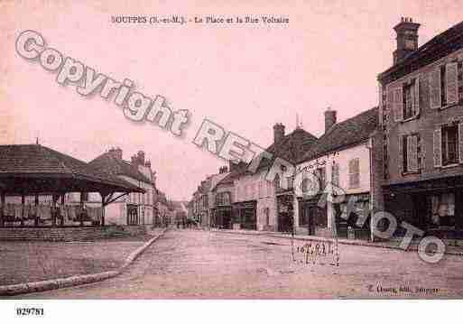 Ville de SOUPPESSURLOING, carte postale ancienne