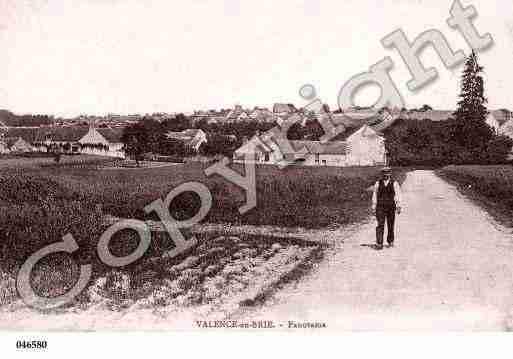 Ville de VALENCEENBRIE, carte postale ancienne