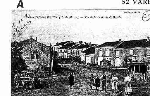 Ville de VARENNESSAMANCE, carte postale ancienne