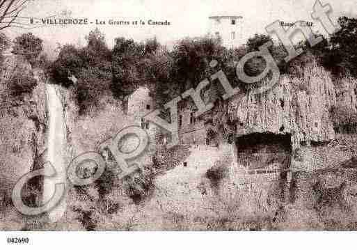 Ville de VILLECROZE, carte postale ancienne