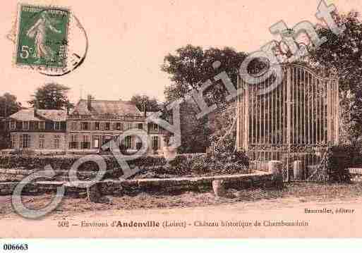 Ville de ANDONVILLE, carte postale ancienne