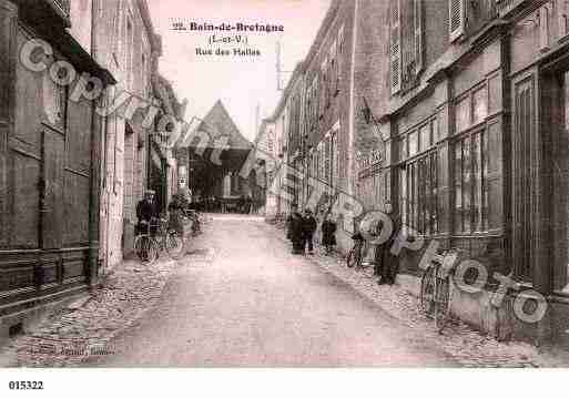 Ville de BAINDEBRETAGNE, carte postale ancienne