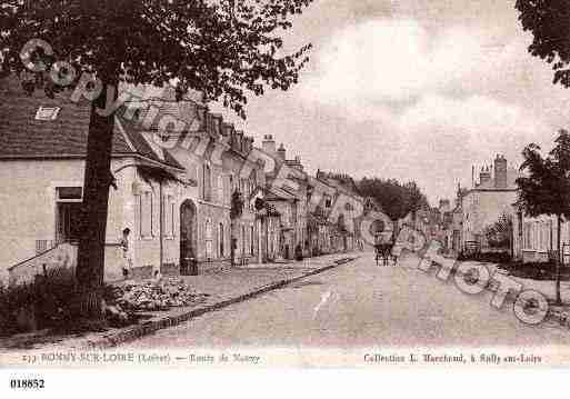 Ville de BONNYSURLOIRE, carte postale ancienne