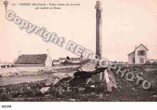 Ville de CARNAC, carte postale ancienne