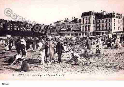 Ville de DINARD, carte postale ancienne