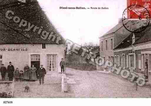 Ville de DISSESOUSBALLON, carte postale ancienne